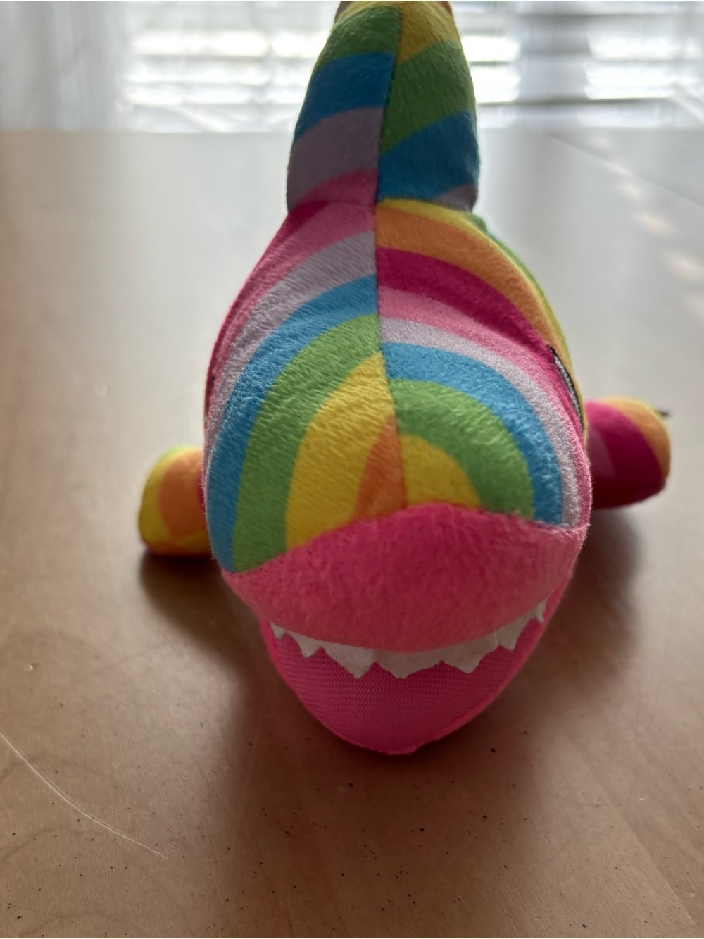 NANCO Rainbow Shark Plushie. Brand New. 11 Inches. Great Gift. Fast Shipping - Picture 6 of 12